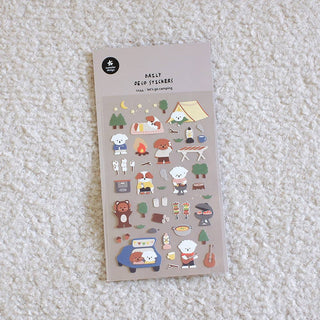 Let's Go Camping - Sticker Sheet-Sticker Sheets-Stash World