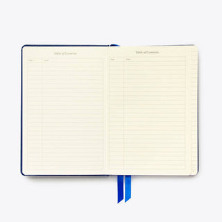 Lined Hardcover Journal - A5 Blue-Notebooks-Stash World