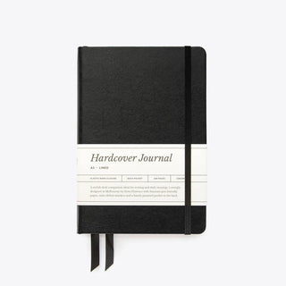 Lined Hardcover Journal - A5 Blue-Notebooks-Stash World