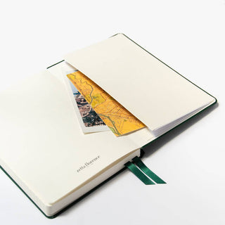 Lined Hardcover Journal - A5 Brown-Notebooks-Stash World