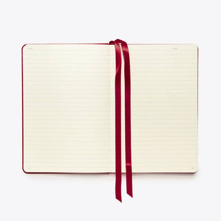 Lined Hardcover Journal - A5 Brown-Notebooks-Stash World