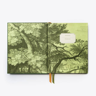 Linen Lined Journal - 8"x10" Rust-Notebooks-Stash World