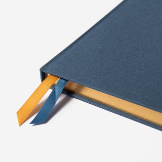 Linen Lined Journal - 8"x10" Rust-Notebooks-Stash World