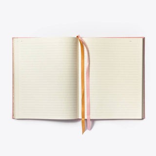 Linen Lined Journal - 8"x10" Rust-Notebooks-Stash World