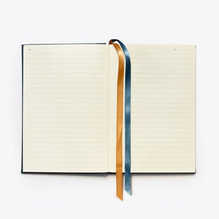 Linen Lined Journal - A5 Pink-Notebooks-Stash World