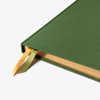 Linen Lined Journal - A5 Pink-Notebooks-Stash World