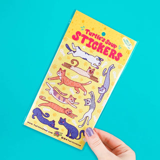 Long Cats - Vinyl Sticker Sheet-Sticker Sheets-Stash World