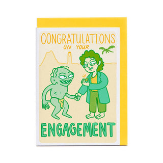 Lord of the Engagement - Greeting Card (Risograph)-Greeting Cards-Stash World