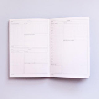 Madrid No. 1 A5 Daily Planner Book (Undated)-Stash World