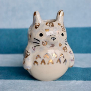 Magical Forest Creature - Small Ceramic Vase-Desk Accessories-Stash World