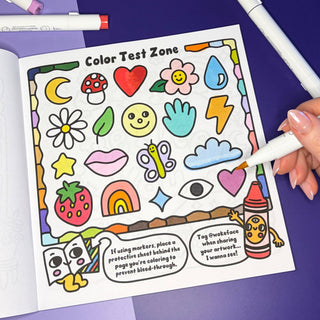 Magical Moments Whimsical Stress Relief - Colouring Book-Books-Stash World