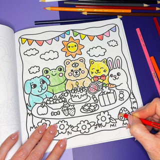 Magical Moments Whimsical Stress Relief - Colouring Book-Books-Stash World