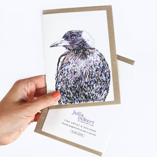 Magpie - Greeting Card-Greeting Cards-Stash World
