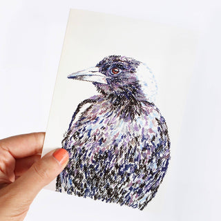 Magpie - Greeting Card-Greeting Cards-Stash World