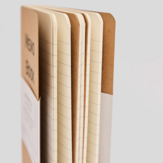 Memo Book Centre Thread A6 Notebook (Pack of 3)-Notebooks-Stash World