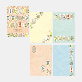 Birds Song - A5 Letter Writing Pad Designed by Midori Asano