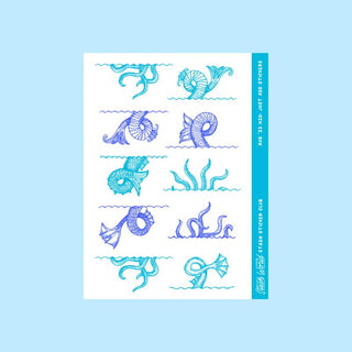 Mermaid Tails Sticker Sheet - Stash Sticker Club-Stash World
