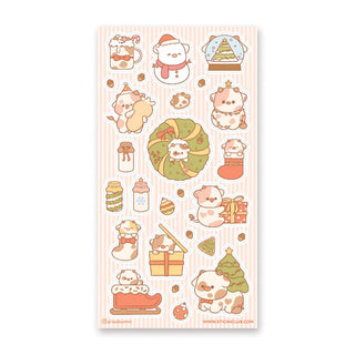 Merry Cowmas - Sticker Sheet-Sticker Sheets-Stash World