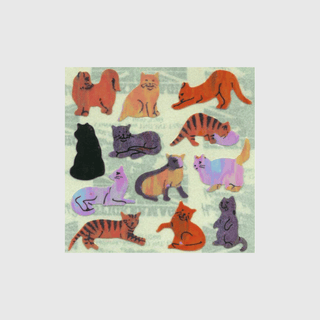 Kitty Cat Sticker Sheets - Off the Roll