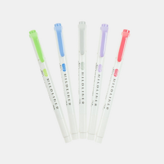 Mildliner Double Sided Highlighter 5-colour Set - Cool & Refined