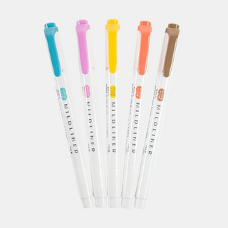 Mildliner Double Sided Highlighters - Warm (Singles)