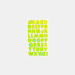Mini Alphabet Sticker Sheets - Hambly Off The Roll-Sticker Sheets-Stash World