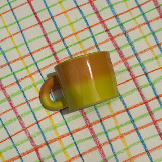 Mini Mug (Orange/Yellow)-Desk Accessories-Stash World