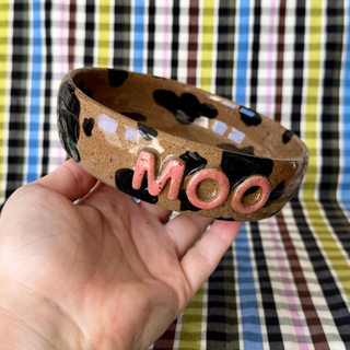 Moo - Food Bowl-Desk Accessories-Stash World