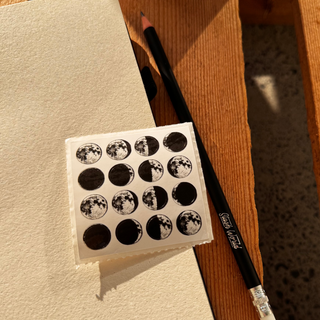 Moon Phases - Mini Sheet Off the Roll (Holographic or White)-Sticker Sheets-Stash World