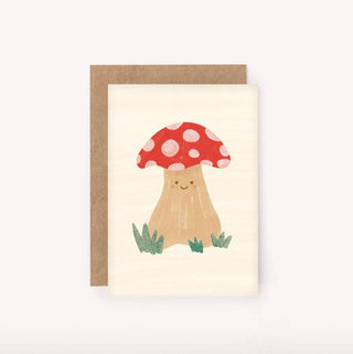 Mushroom - Mini Greeting Card-Greeting Cards-Stash World