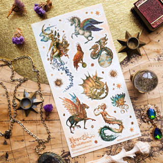 Myths Among the Stars - Sticker Sheet-Sticker Sheets-Stash World