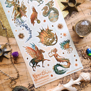 Myths Among the Stars - Sticker Sheet-Sticker Sheets-Stash World