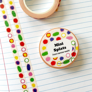 Mini Splats - Washi Tape (Narrow)