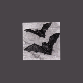 Flying Bats - Tiny Linen Journal Card