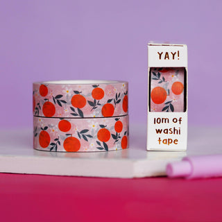 Orange Blossom Fruit - Washi Tape-Washi Tapes-Stash World