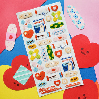 Ouch! All Better - Sticker Sheet-Sticker Sheets-Stash World