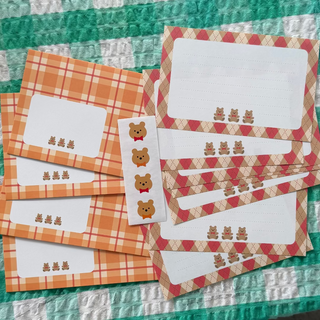 POPPiE Letter Set - Flower, Teddy, Cherry or Rainbow-Letter Writing-Stash World