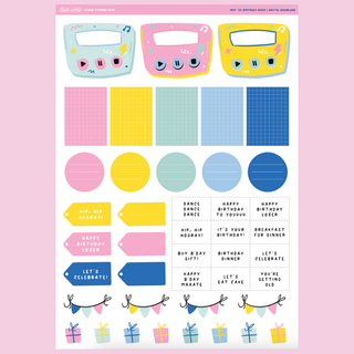PRINTABLE Birthday Bash - Journal Kit (Digital Only)-Printable-Stash World