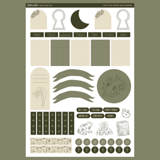 PRINTABLE Fairy Folklore (Green) - Journal Kit (Digital Only)-Printable-Stash World