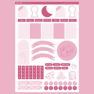 PRINTABLE Fairy Folklore (Pink) - Journal Kit (Digital Only)-Printable-Stash World