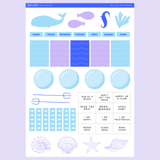 PRINTABLE H2O: Just Add Stickers - Journal Kit (Digital Only)-Printable-Stash World