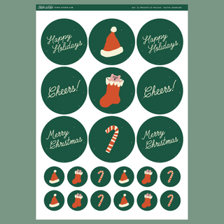 PRINTABLE Presents & Pavlovas - Journal Kit (Digital Only)-Printable-Stash World