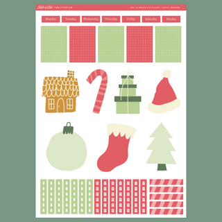 PRINTABLE Presents & Pavlovas - Journal Kit (Digital Only)-Printable-Stash World