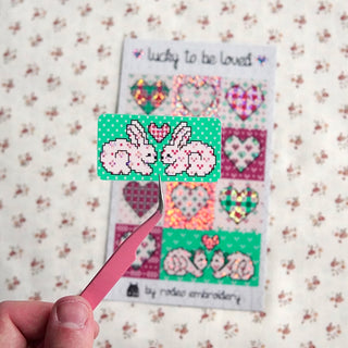 Lucky To Be Loved - Vinyl Sticker Sheet (Glitter)