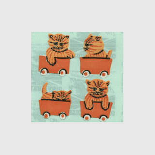 Kitty Cat Sticker Sheets - Off the Roll