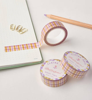 Pastel Gingham - Washi Tape-Washi Tapes-Stash World