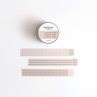 Pattern.01: Pink Cinnamon - Washi Tape-Washi Tapes-Stash World