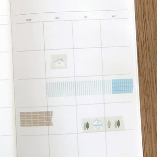 Pattern.03: Icy Ocean - Washi Tape-Sticker Sheets-Stash World