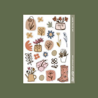 Peaceful Garden Sticker Sheet - Stash Sticker Club-Stash World