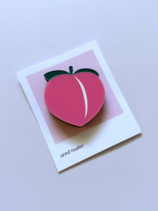 Peach - Acrylic Magnet-Magnets-Stash World